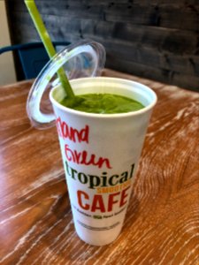Tropical Smoothie Cafe - Island Green smoothie, June 2018 photo