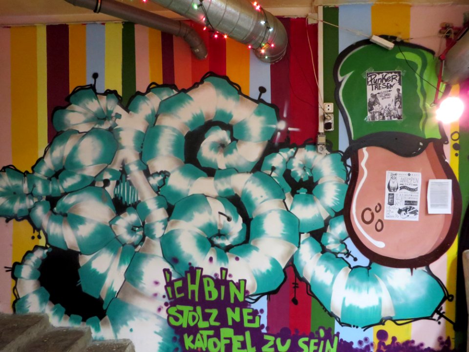 Trotz Allem Graffiti Schlauch