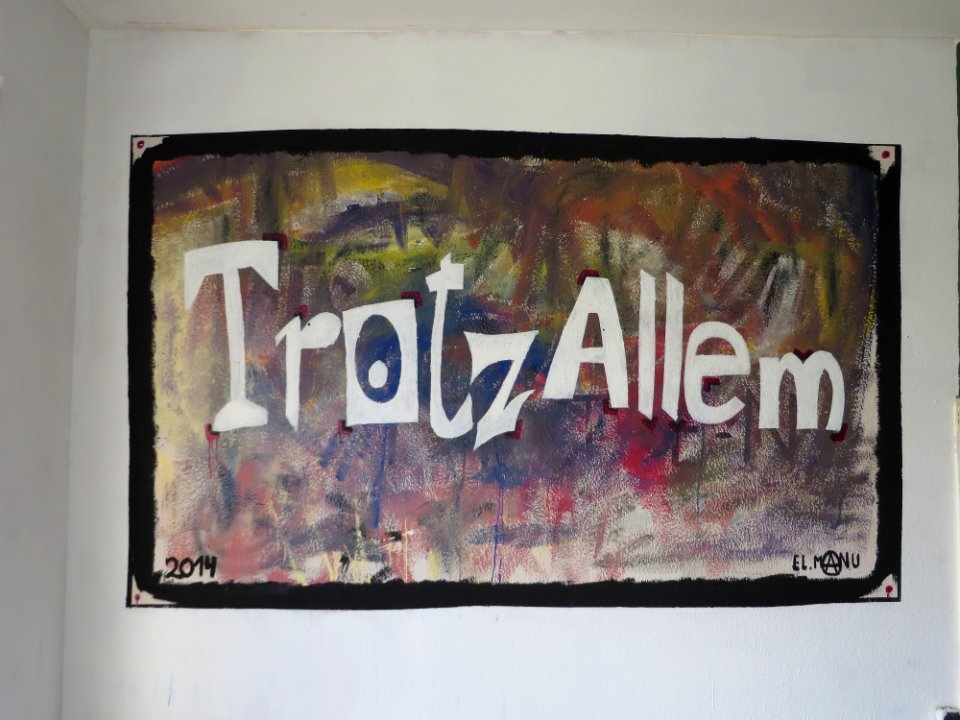 Trotz Allem Schriftzug El Manu
