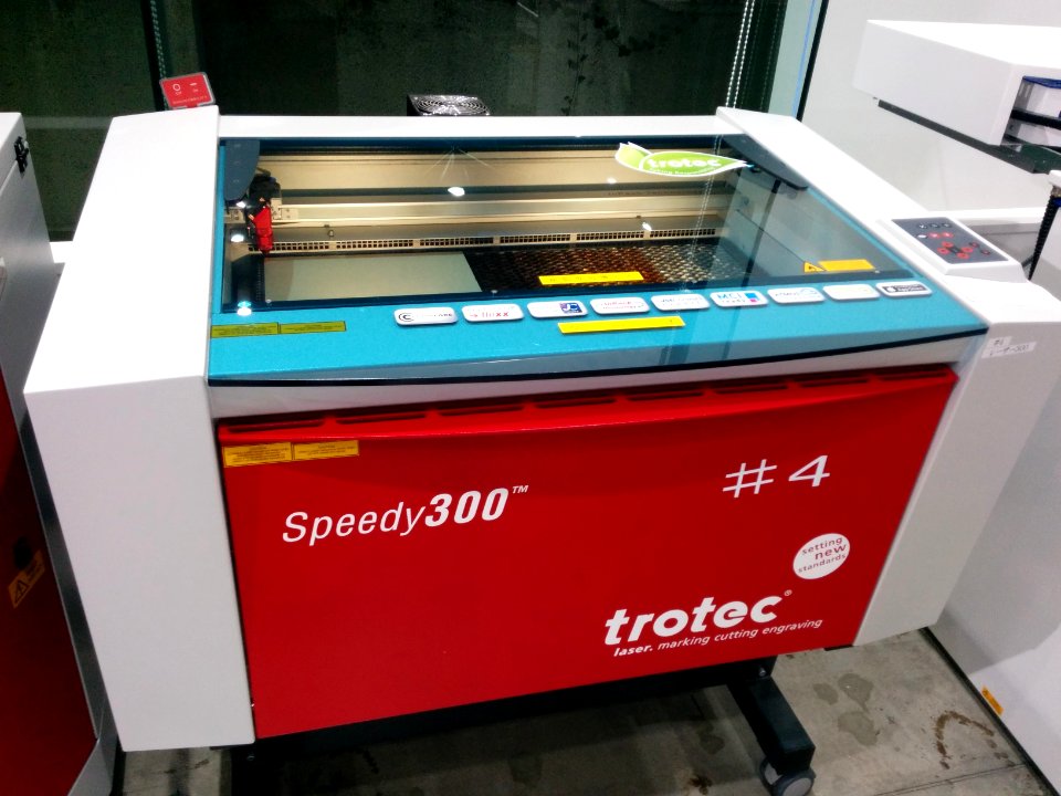Trotec Speedy300 laser printing and marking machine photo