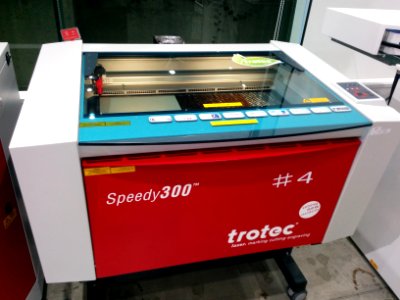 Trotec Speedy300 laser printing and marking machine