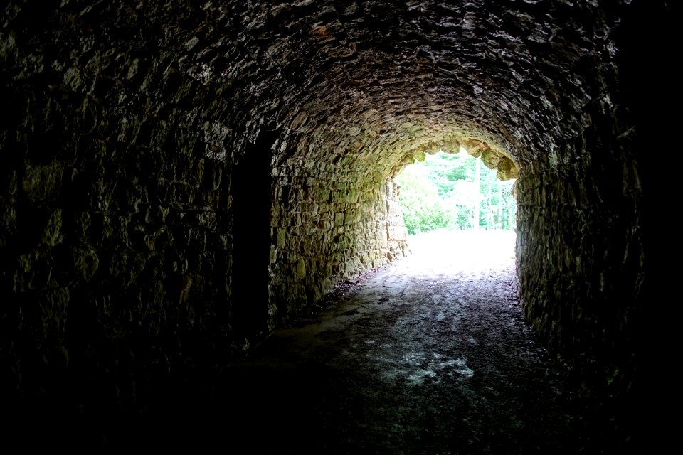 Tunnel, Studley Royal Park - North Yorkshire, England - DSC00889