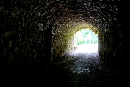 Tunnel, Studley Royal Park - North Yorkshire, England - DSC00889
