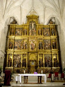 Tudela de Duero - Iglesia de Nuestra Señora de la Asuncion, retablo mayor 06