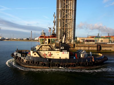 Tug 43 - IMO 9602124 - ENI 06105322, Zandvlietsluis, Port of Antwerp pic6