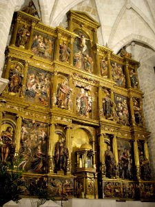 Tudela de Duero - Iglesia de Nuestra Señora de la Asuncion, retablo mayor 01