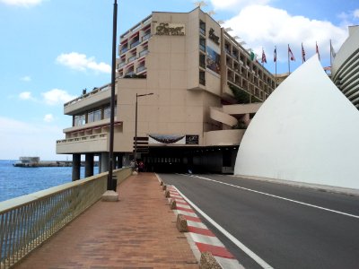 Tunnel stradale sotto l'hotel Fairmont, Monaco