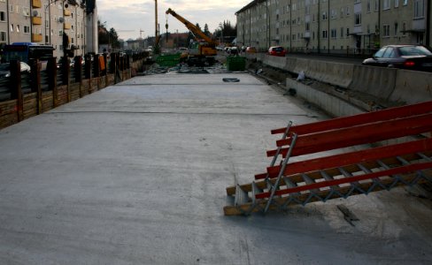 Tunnendecke von oben Garmischer Str Blick nach Sueden