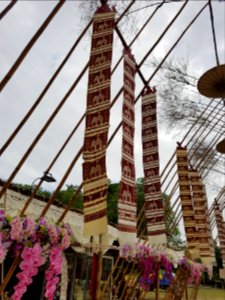 Tung flags - Wat Hiranyawat - Chiang Rai - 2017-01-02 - 005