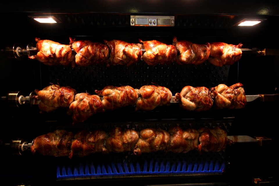 Rotisserie charlotte black chicken