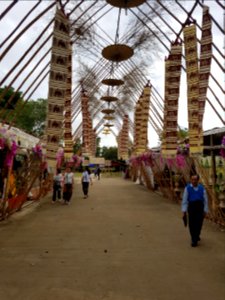 Tung flags - Wat Hiranyawat - Chiang Rai - 2017-01-02 - 002