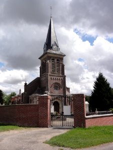 Tugny-et-Pont (Aisne) église Sainte-Eulalie-et-Saint-Aubert