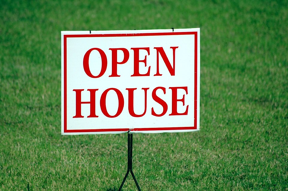 Real estate house open