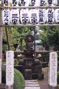 Sculpture temple japan