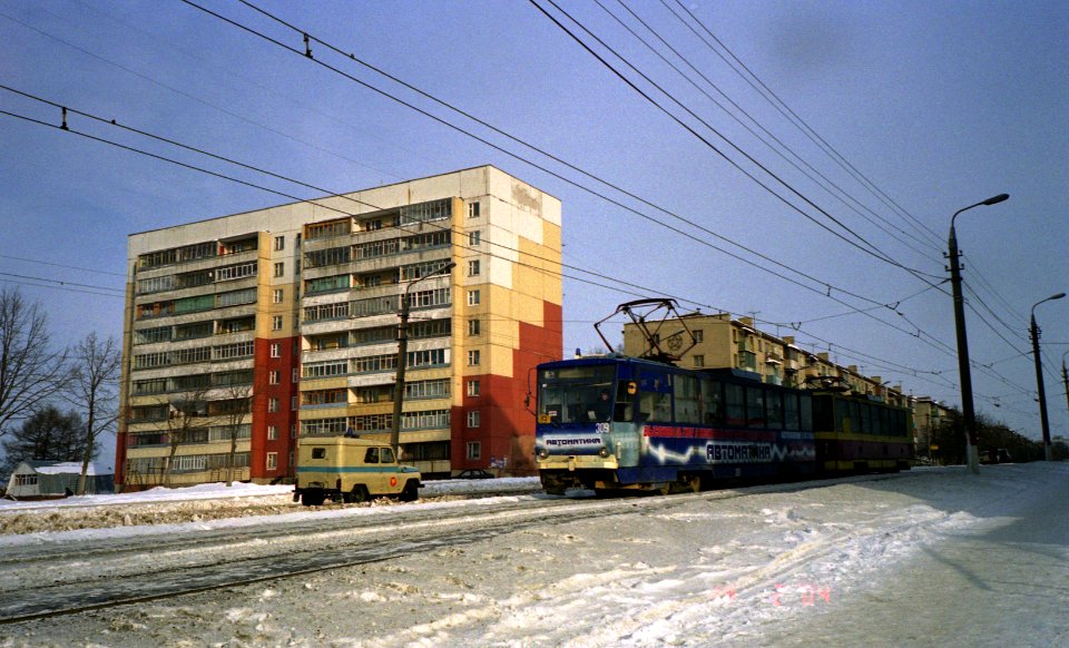 Tula tram 309 2004-02 Tatra T7 Metalurgov