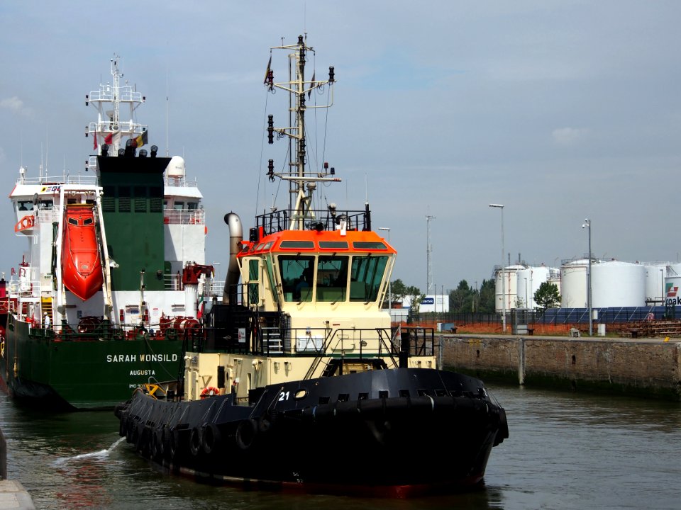 Tug 21 - IMO 8257635 - ENI 06503824, Boudewijnsluis, Port of Antwerp pic5