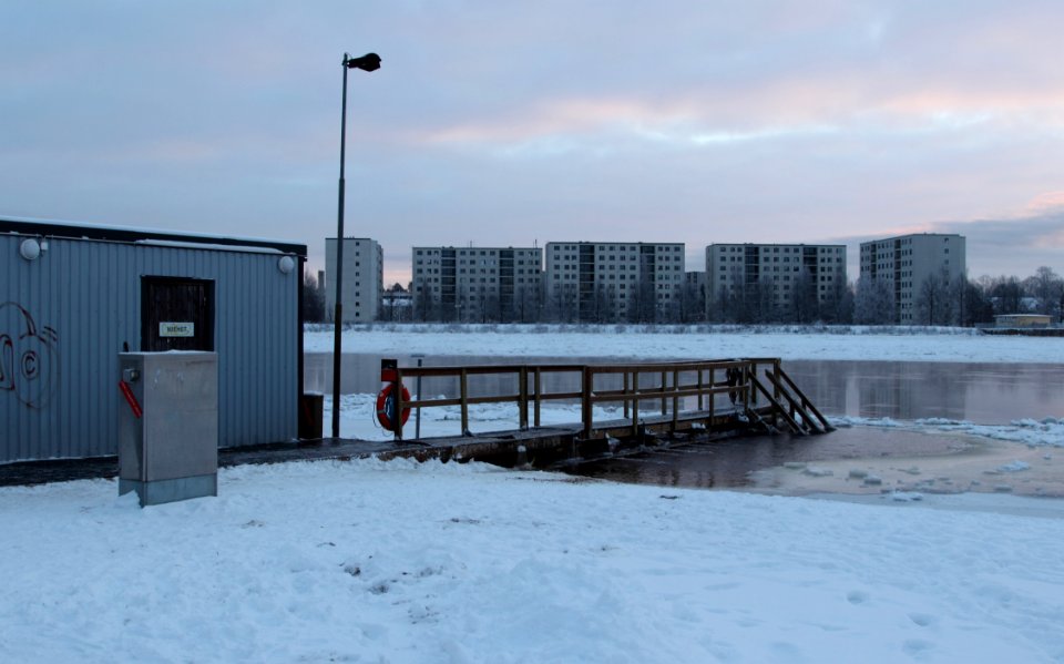 Tuira beach Oulu 20141224