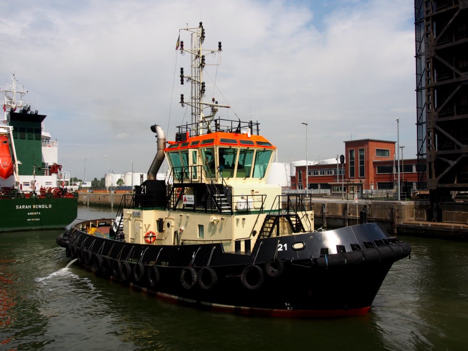 Tug 21 - IMO 8257635 - ENI 06503824, Boudewijnsluis, Port of Antwerp pic4