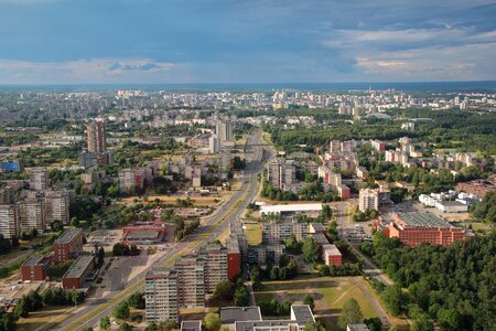 Lithuania urban landscape eastern europe