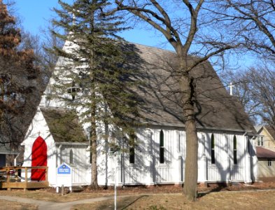 Trinity Memorial Episcopal Church (Crete, Nebraska) from SW 1