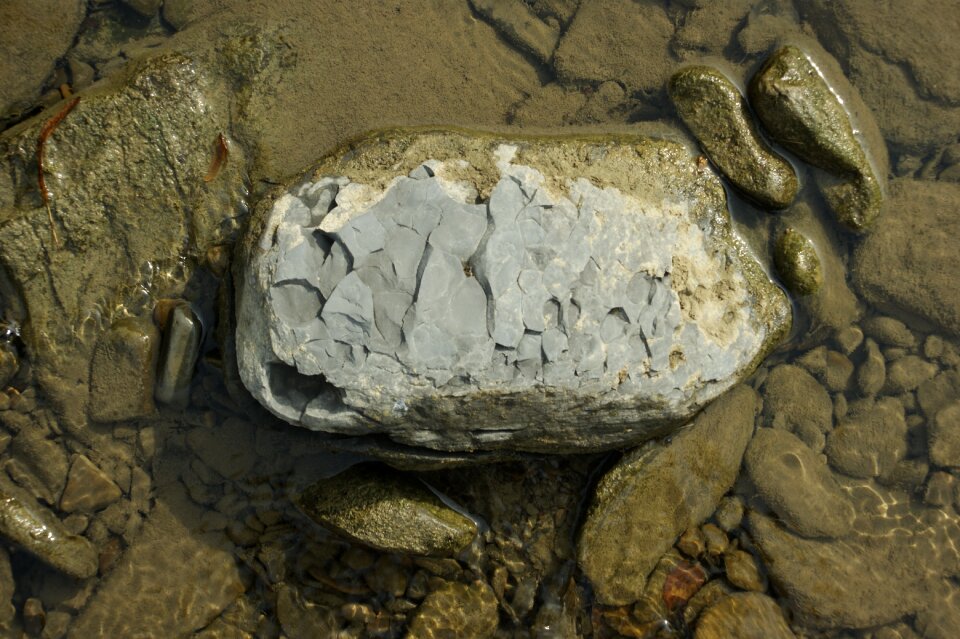 Shungite fuchsite rock