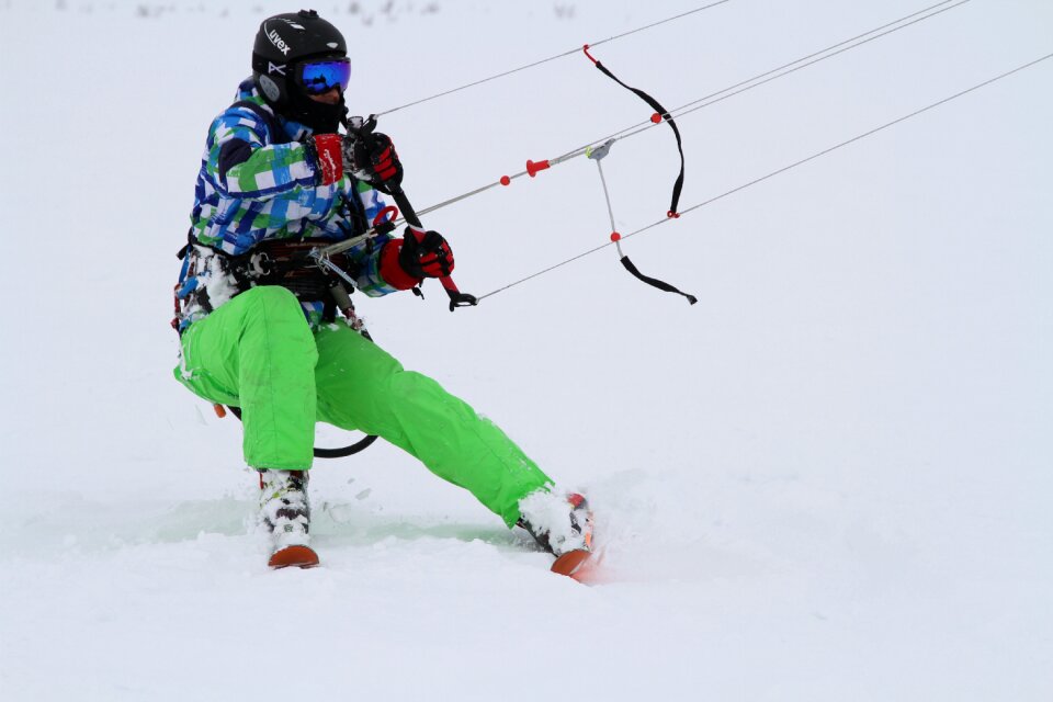Sports extreme skiing