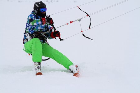Sports extreme skiing