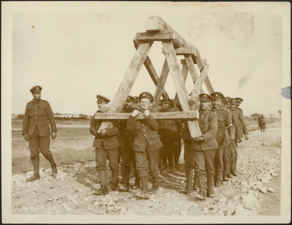 Trestle for Bridge building, Bestanddeelnr 158-1682