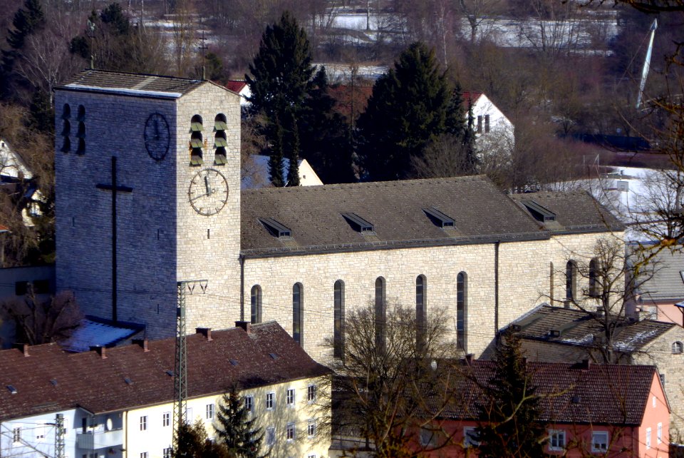 Treuchtlingen, Marienkirche v SW, 1