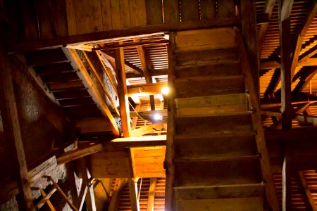 Treppe Dachstuhl Frauenkirche Görlitz