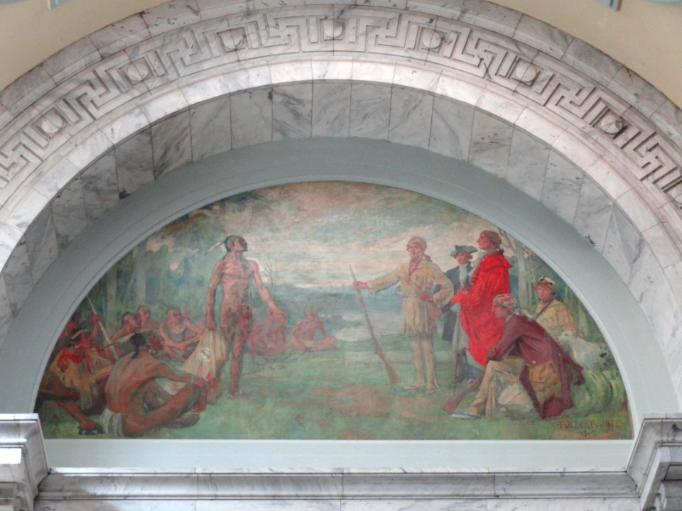 Treaty of Sycamore Shoals - Kentucky State Capitol - DSC09165