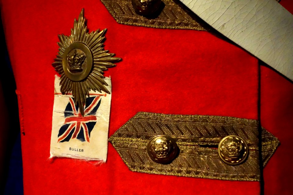 Treaty coat owned by Old Sun, Siksika, 1877, detail - Glenbow Museum - DSC01084
