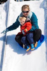 Sled fun winter