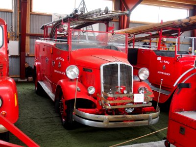 Triangel fire-engine Aalborg Brandvaesen in Aalborg Forsvars- og Garnisonsmuseum, pic3