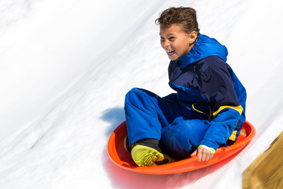Sled fun winter
