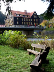 Treseburg Hotel Bruecke Bank