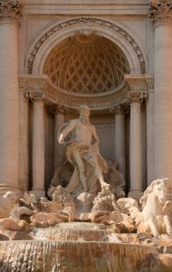 Trevi Fountain detail 1 Rome photo