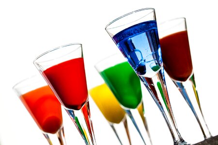 Color drink glass