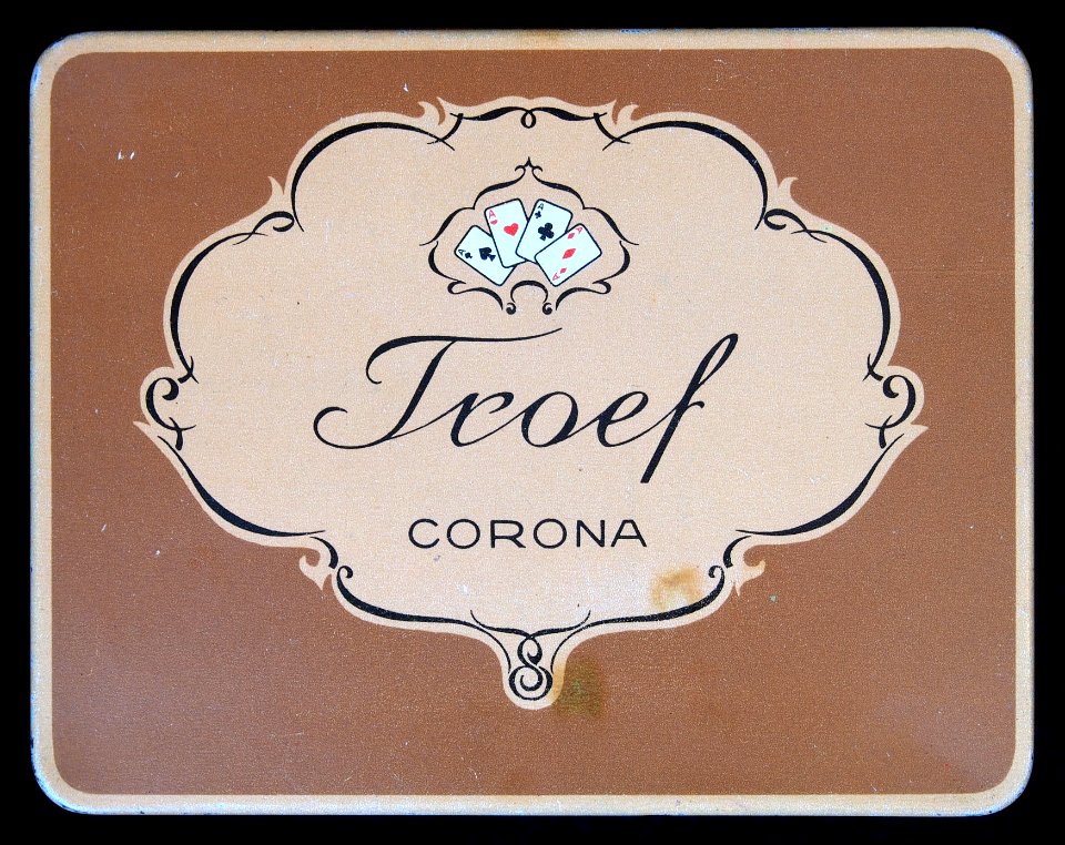 Troef corona sigarenblikje