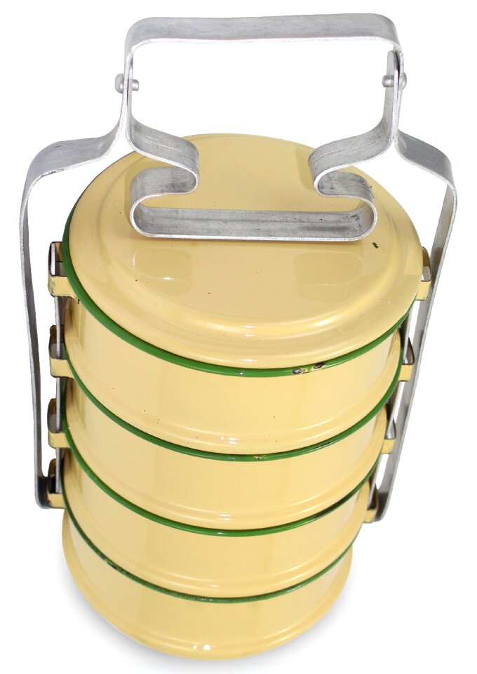 Food carrier container utensil