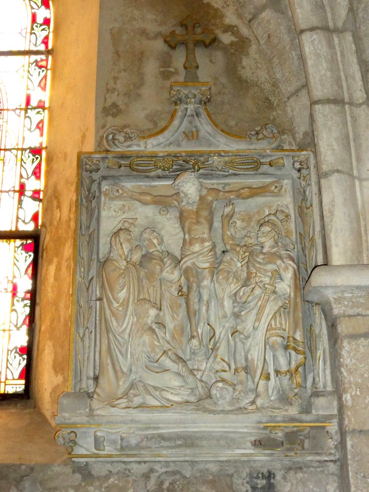Troussey (Meuse) église Saint-Laurent chemin de croix station 12