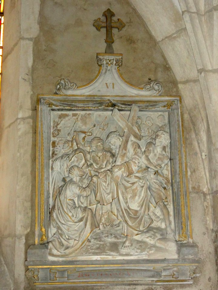 Troussey (Meuse) église Saint-Laurent chemin de croix station 06