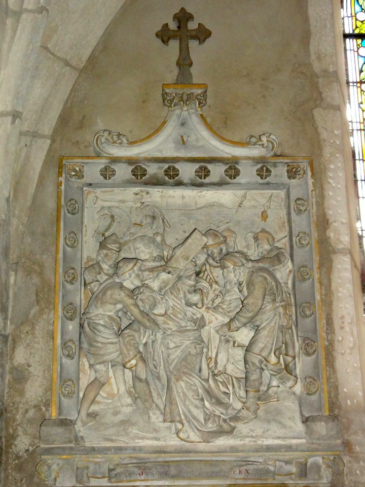 Troussey (Meuse) église Saint-Laurent chemin de croix station 05
