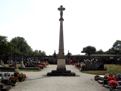 Troussey (Meuse) Croix de cimetière, recto