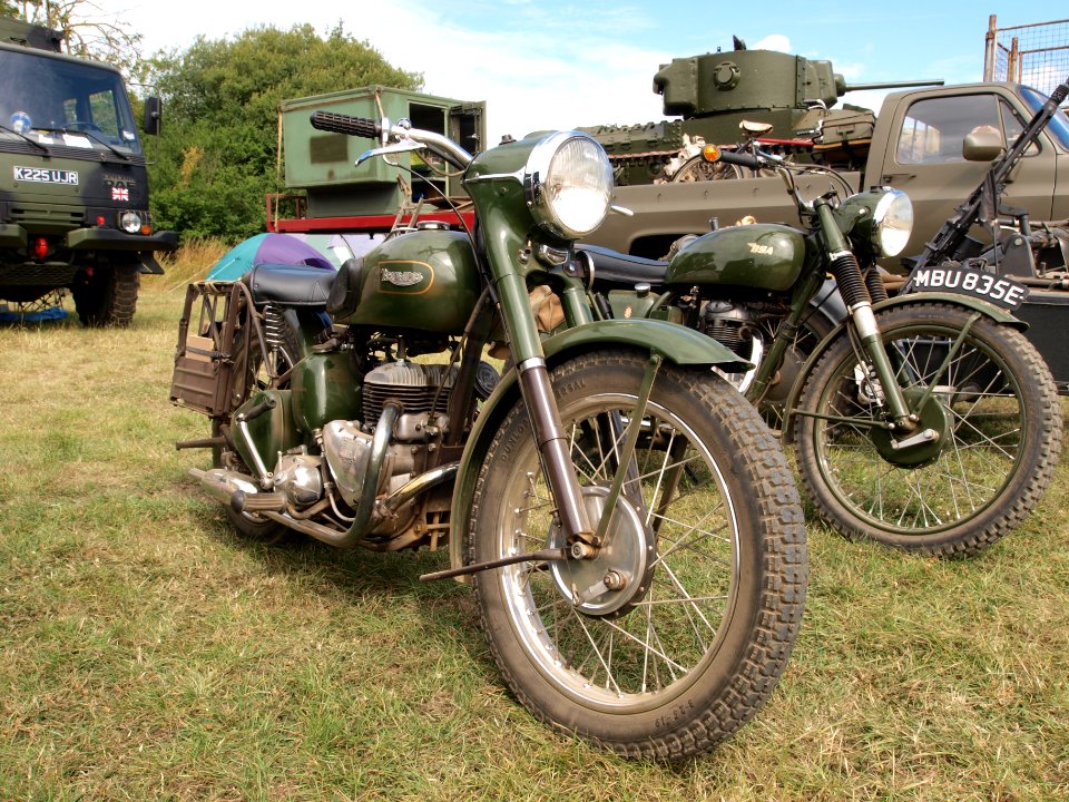 Triumph military motorcycle