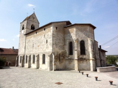Troussey (Meuse) église Saint-Laurent exterieur, chevet