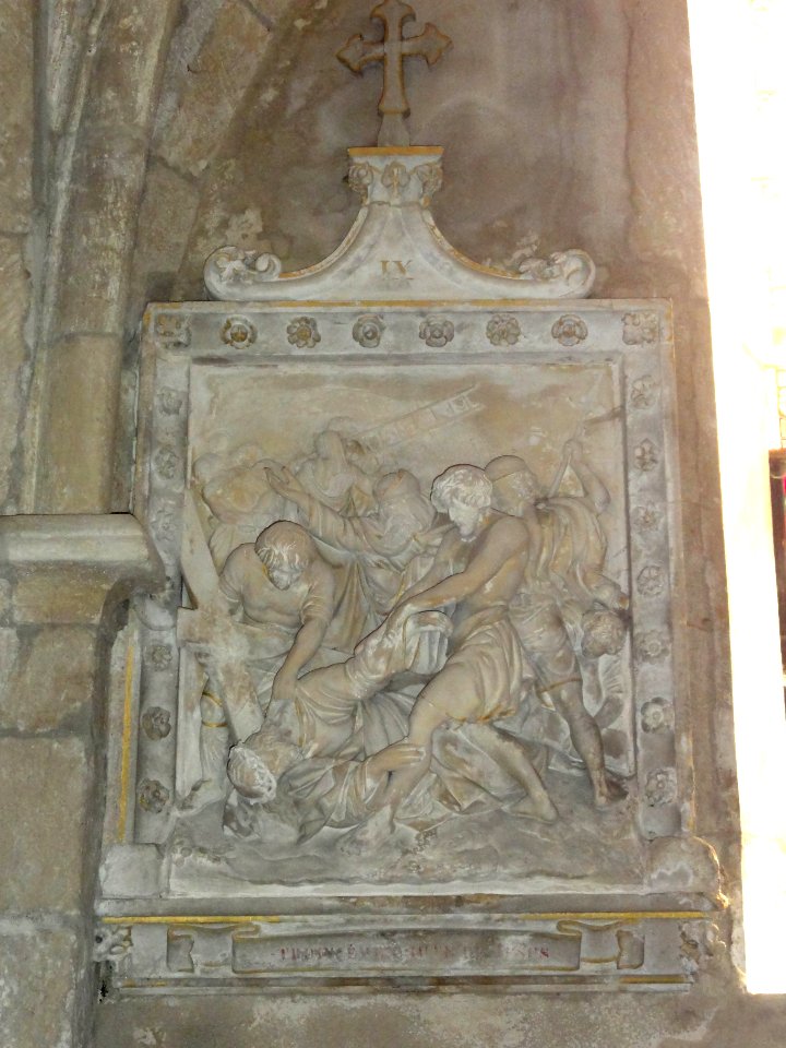 Troussey (Meuse) église Saint-Laurent chemin de croix station 09