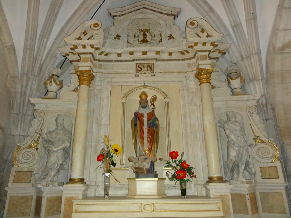Troussey (Meuse) église Saint-Laurent autel Saint Nicholas