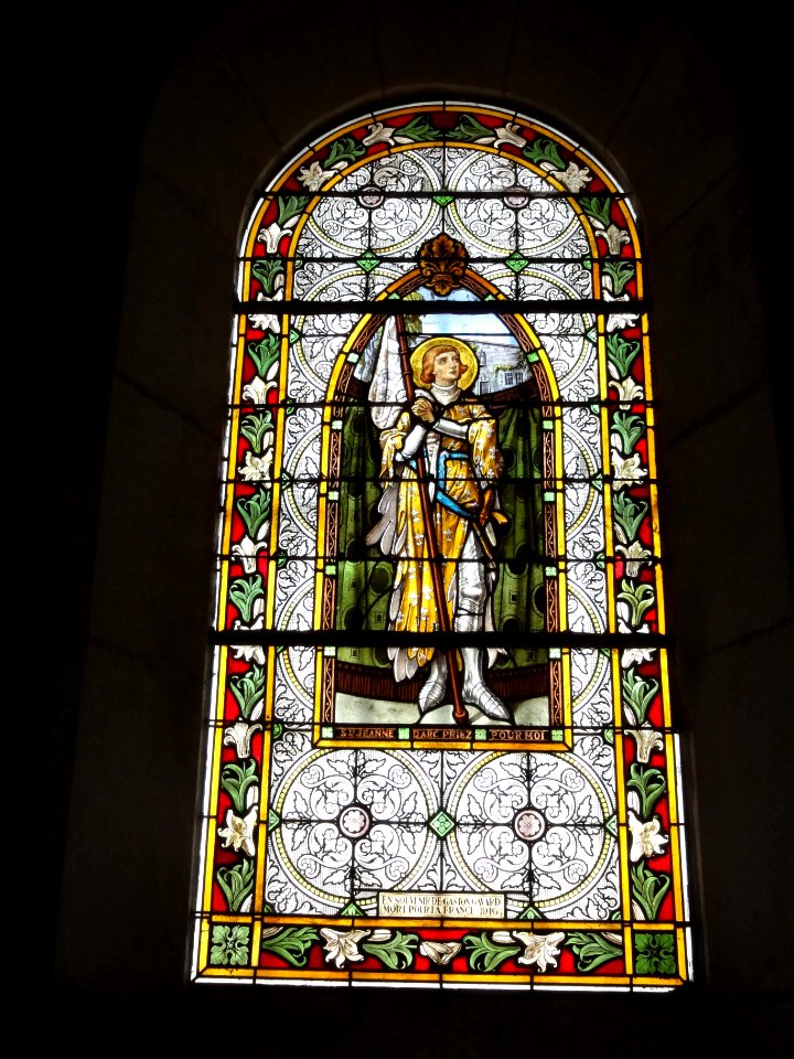 Troussey (Meuse) église Saint-Laurent vitrail (01)
