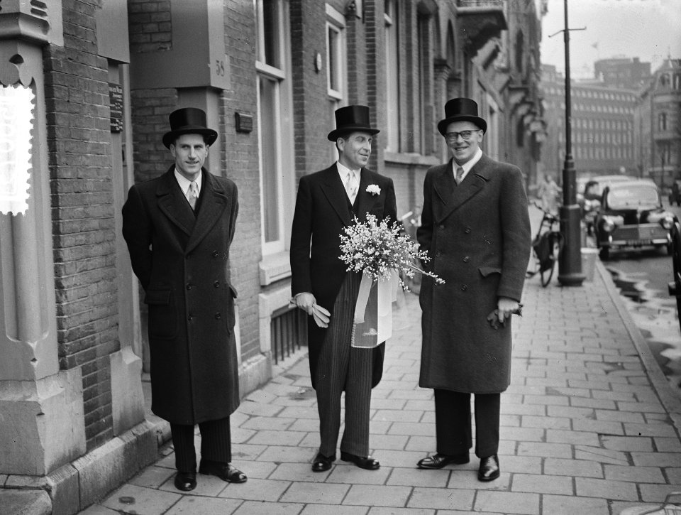 Trouwreportage Riemvis Vondelstraat 58 Amsterdam, Bestanddeelnr 905-0073